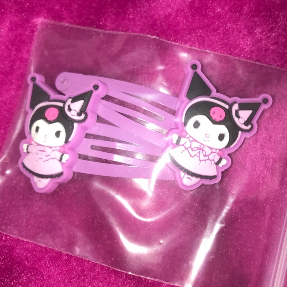 WITCHY KUROMI HAIR CLIPS